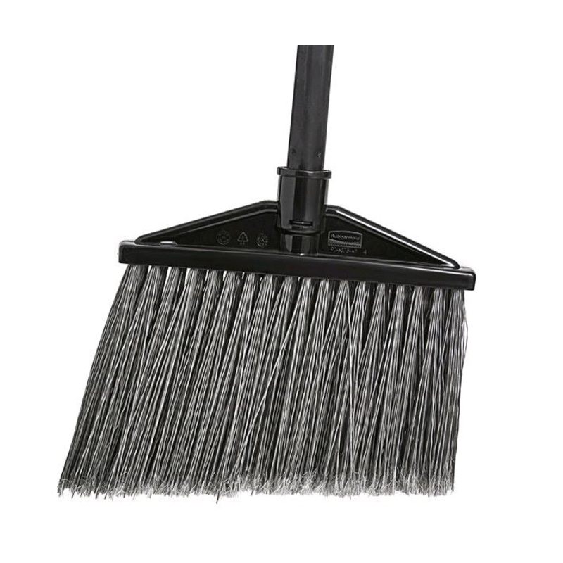 Rubbermaid 1861076 Executive Series Black Angle Broom with 48" Metal Handle*