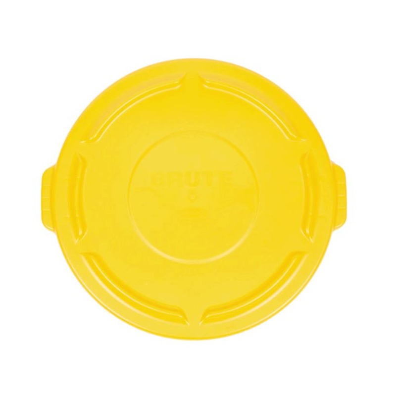 Rubbermaid BRUTE Yellow 32 Gallon Round Trash Can Lid FG263100YEL*