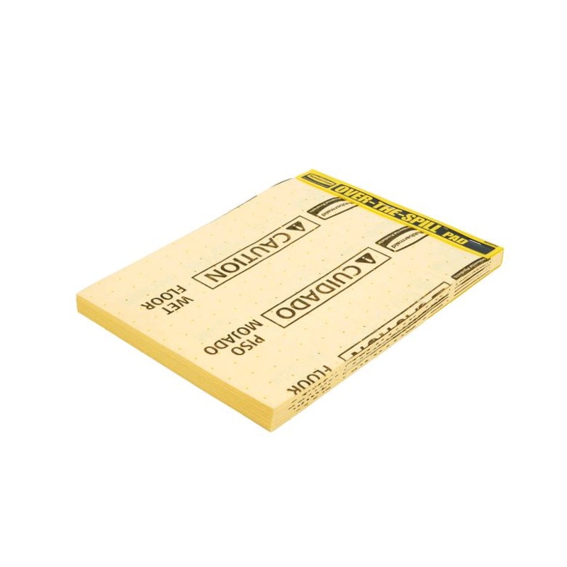 Rubbermaid FG425400YEL Over-The-Spill 16" x 12 5/8" Yellow Medium Absorbent Pad*