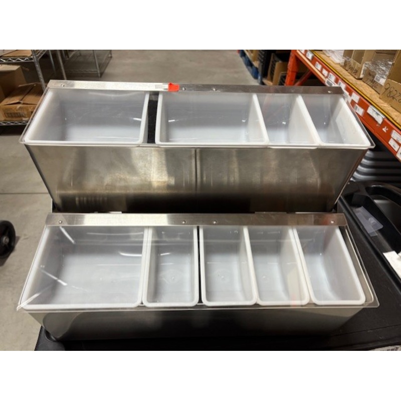 San Jamar Stainless Steel EZ Garnish Center B6766L 1/1EA*