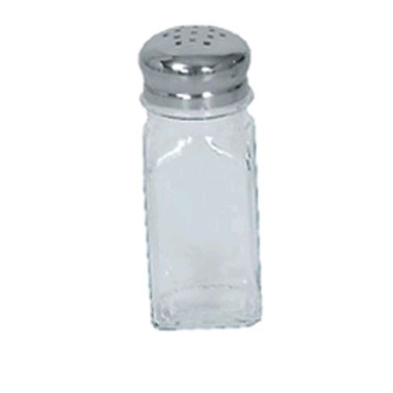Browne Square Shaped Salt and Pepper Shaker, 2 oz