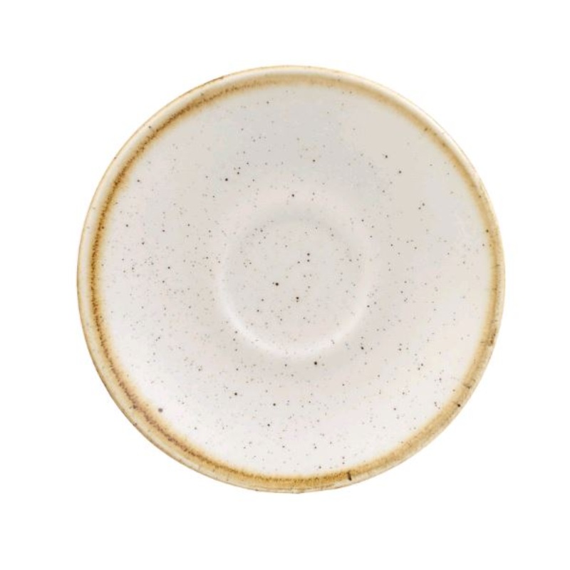 Churchill Super Vitrified Stonecast 4.5" Espresso Saucer SWHSESS 1*