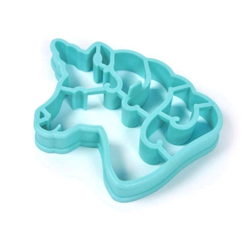 Fred & Friends Crack A Smile Blue Silicone Egg and Pancake Breakfast Mold 5229044