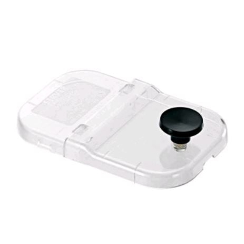 Server Products Fountain Jar Hinged Lid, Clear, Plastic 80310*