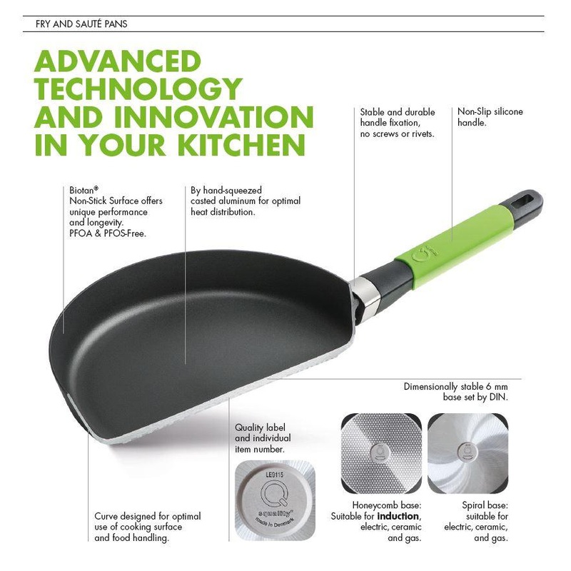 Squailty Induction Saute Pan 20cm (8") Grey Handle 37220G