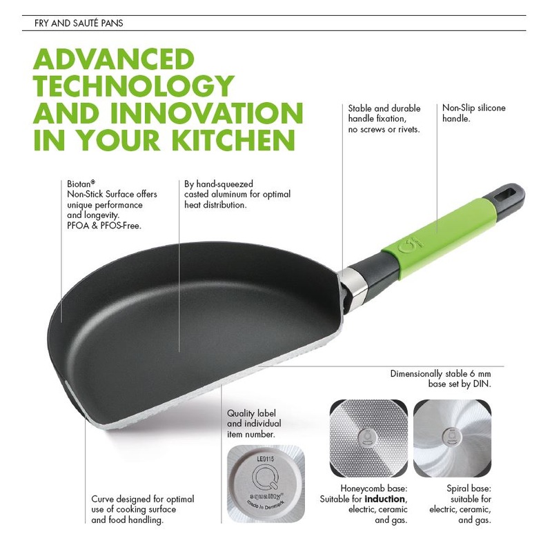 Squailty Induction Saute Pan 24cm (9.5") Grey Handle 37224G