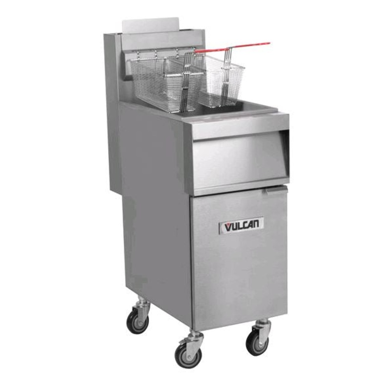Vulcan Propane 65-70 lb. Floor Fryer 150,000 BTU 1GR65M-1 Propane