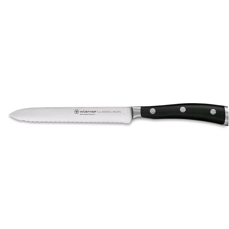 Wusthof Classic Ikon 5" Serrated Utility Knife 1040331614