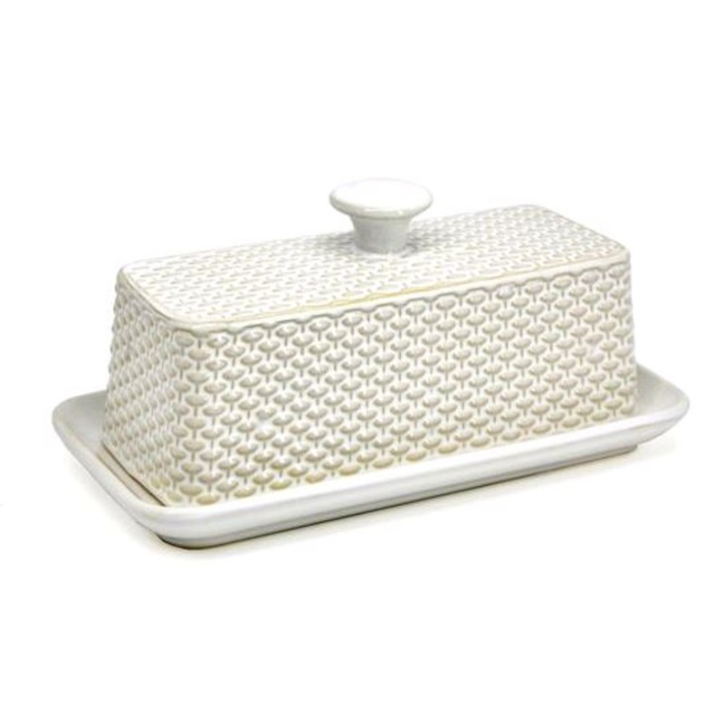 BIA La Petite Cuinine Textured Butter Dish 481114WH