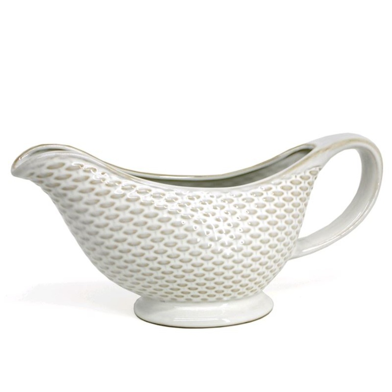 BIA La Petite Cuinine Textured Gravy Boat 480103WH