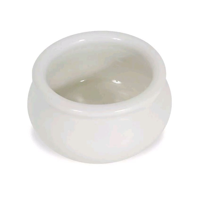 Browne White Poreclain Butter Pot 564002W*