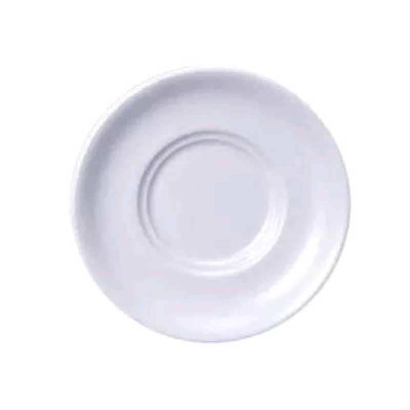 Churchill White Rolled Edge 5 7/8" Tea Saucer WH TSOL1