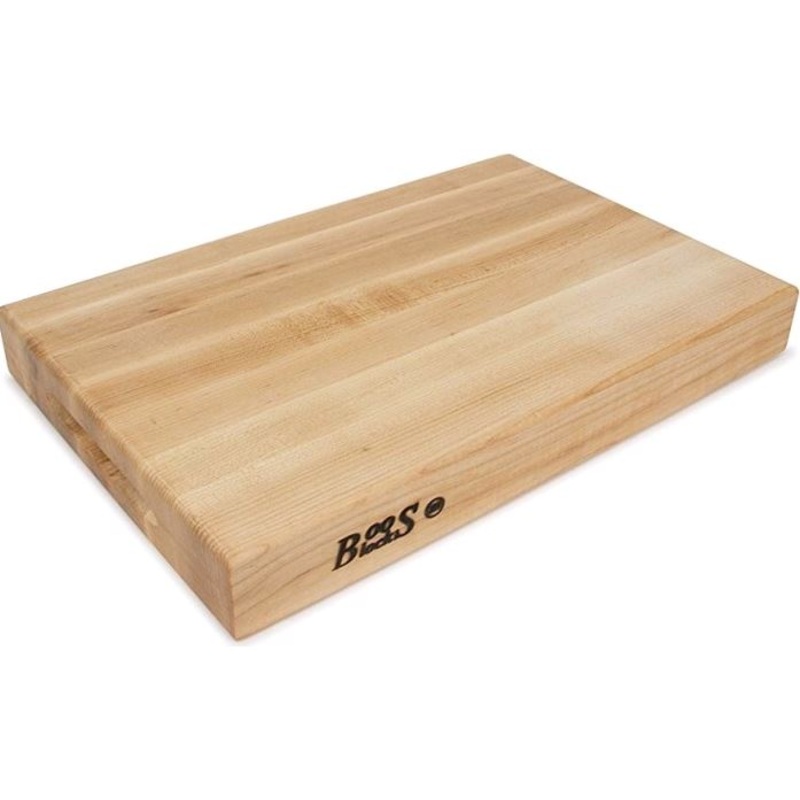 John Boos 20" x 15" x 2.25" Reversible Maple Cutting Board RA02