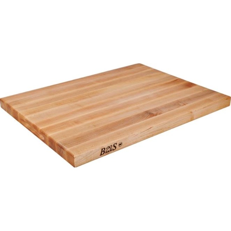 John Boos 24" x 18" x 1.5" Reversible Maple Cutting Board R02