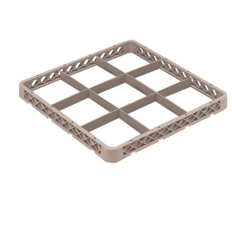 Vollrath Traex 9 Compartment Beige Dish Rack Extended TR-F*