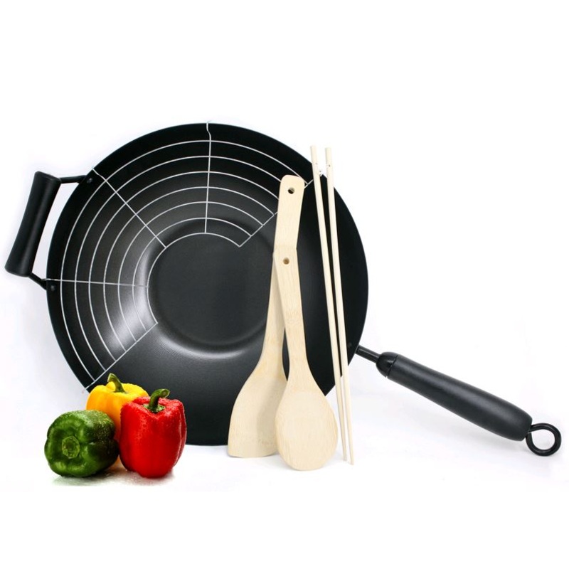 Zen Cuizine 5-piece Wok & Accessory Set 6393640BK