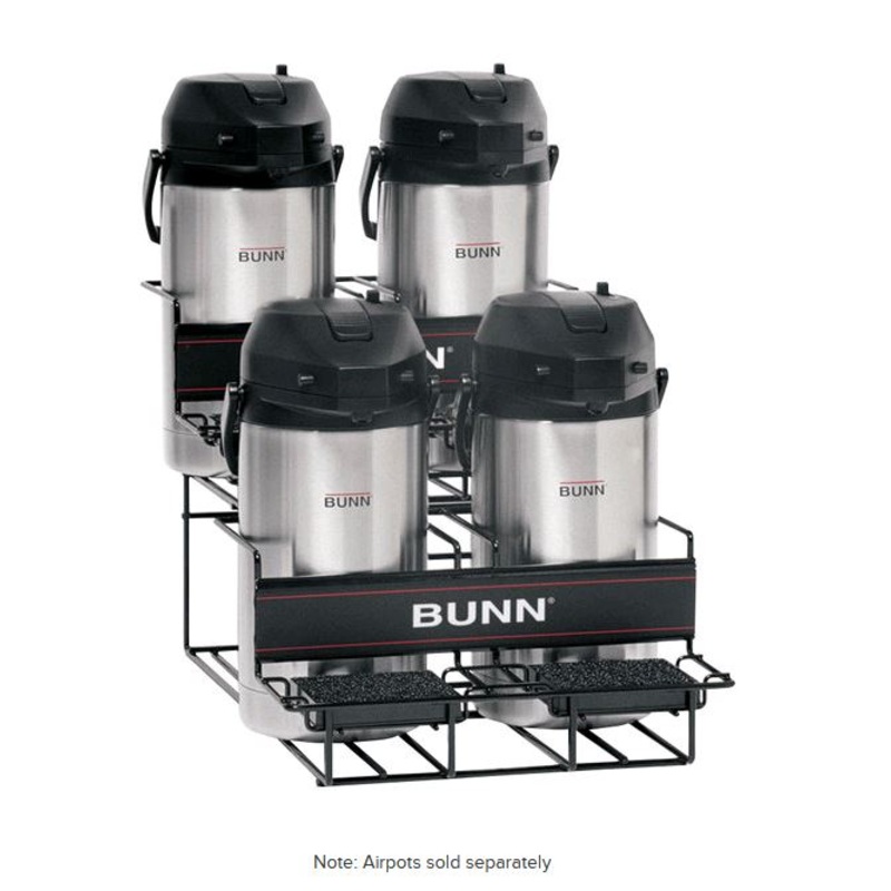 Bunn 35728.0003 UNIV-4 APR Two Tier Four Pot Universal Airpot Rack