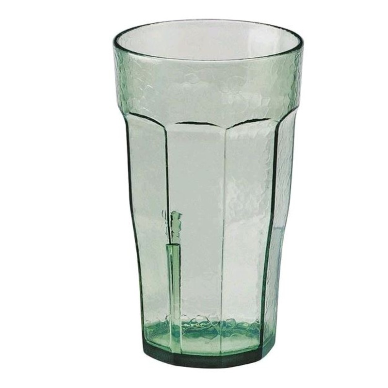 Cambro LT10427 Laguna 10 oz. Spanish Green Customizable SAN Plastic Tumbler*