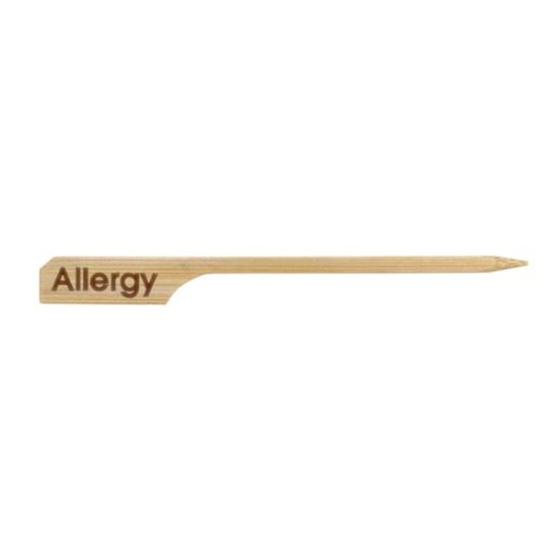 FOH 5" Allergen Bamboo Paddle Pick*