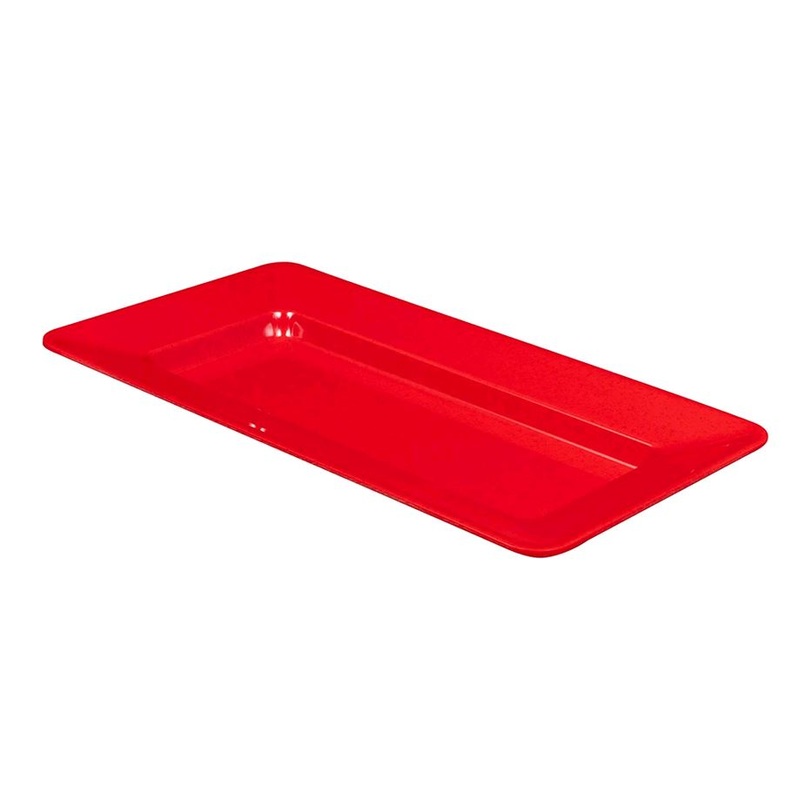 GET 15" x 8" Red Melamine Platter ML-10-RSP