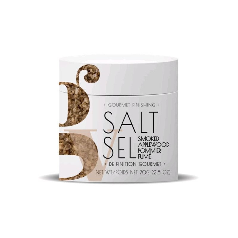 Gourmet Du Village Smoked Applewood Finishing Salt GSALTSA