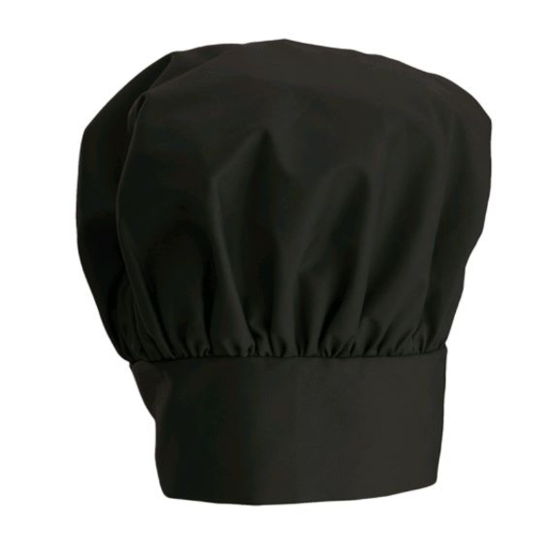 Winco Black 13" High Chef Hat CH-13BK