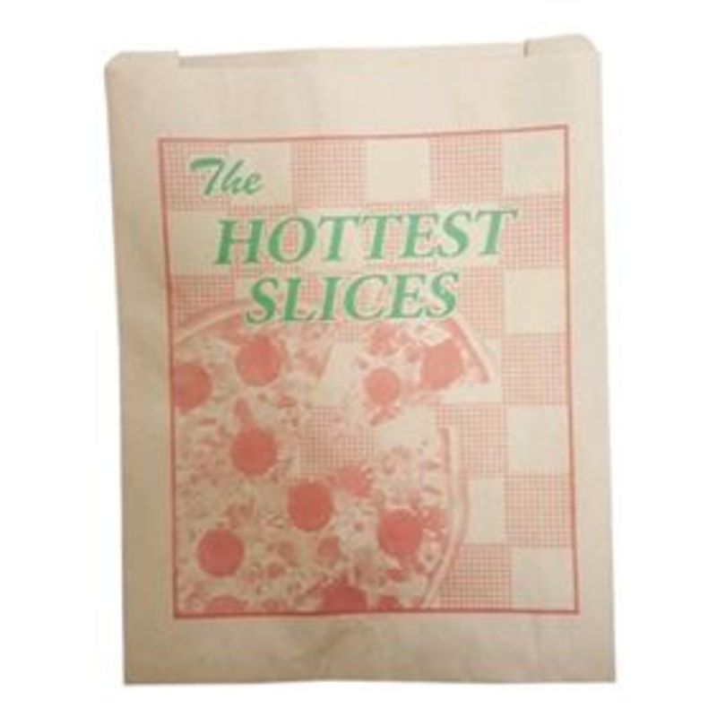 Bags for Pizza Slice, Brown Stock Print 11x4x16" 500 pack