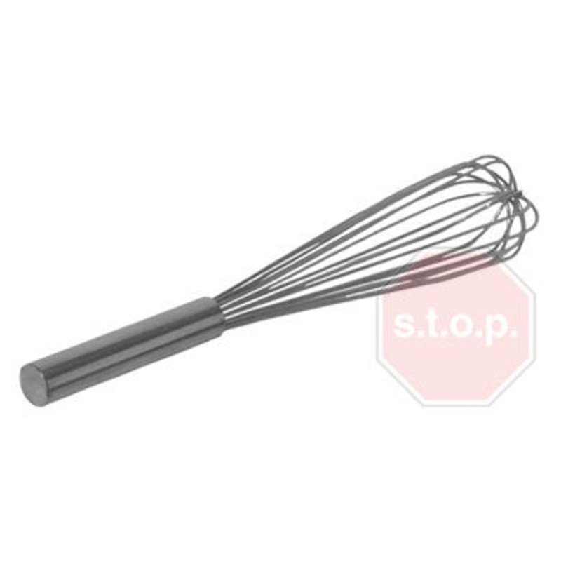 Browne 571124 24"Long French Whip w/ Epoxy Filled Handle, Stainless Steel