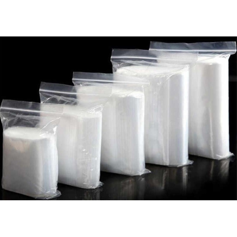 Calibre Reclosable Poly Bags 2 MIL Resealable Bags, Grip Seal Bags Zip Lock Zip Closure Bags Reclosable Sealed Storage Pouches Clear Plastic Sealing Bags for Storage Packagin