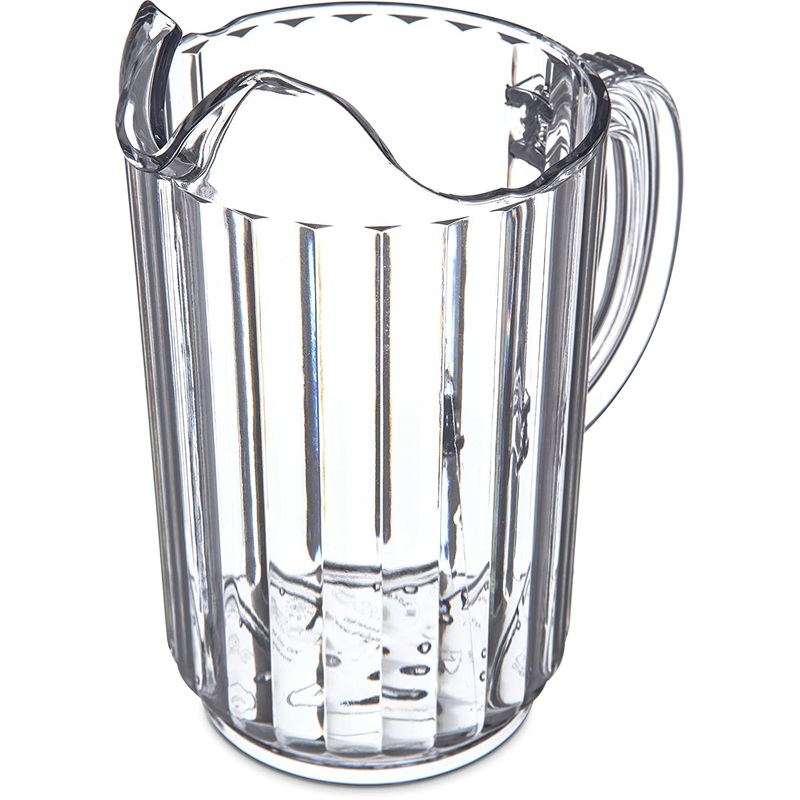 Carlisle 32oz Clear Polycarbonate Pitcher 5536-07