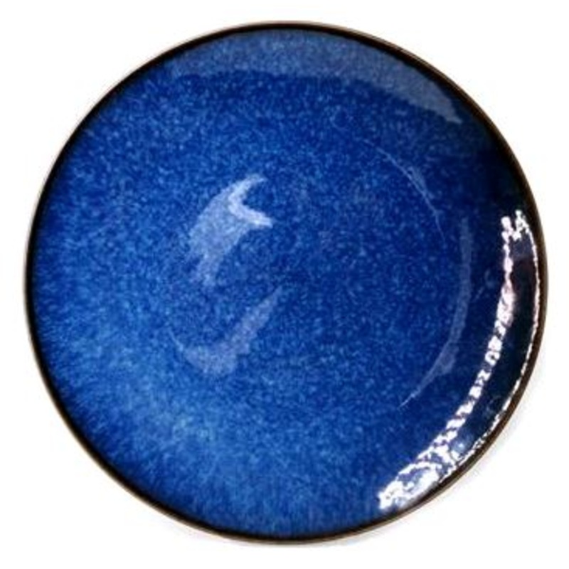 DANESCO NAVY REACTIVE DINNER SALAD PLATE 401232 NV