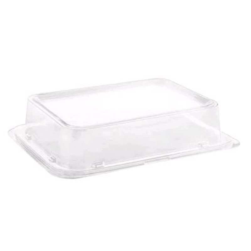 FOH 8" x 6" Disposable Square Plate Cover DCV062CLT28 50/1EA*