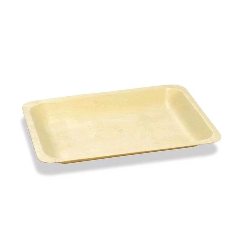 FOH Disposable Square Plate 8" x 6"