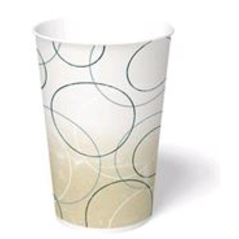 IPDMR16CH Paper Cold Drink 16oz Cup Champagne Design, 1000-carton