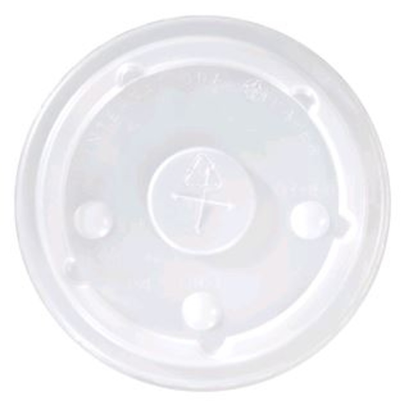 IPLCRS22 Translucent Lid with Straw Slot for Paper Cups, 1000 carton