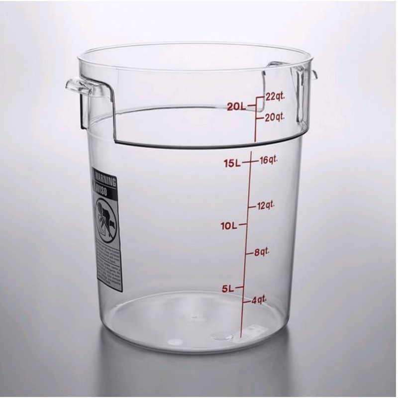 Rounch Food Container Clear 22qt