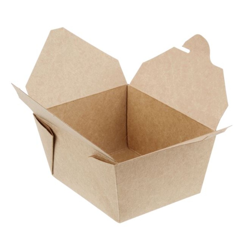 Take Out Food Containers Microwaveable Kraft Brown Take Out Boxes 26 oz (450 Pack) Leak and Grease Resistant Food Containers - Recyclable Lunch Box - To Go Containers for Restaurant, Catering and Party COP901-D