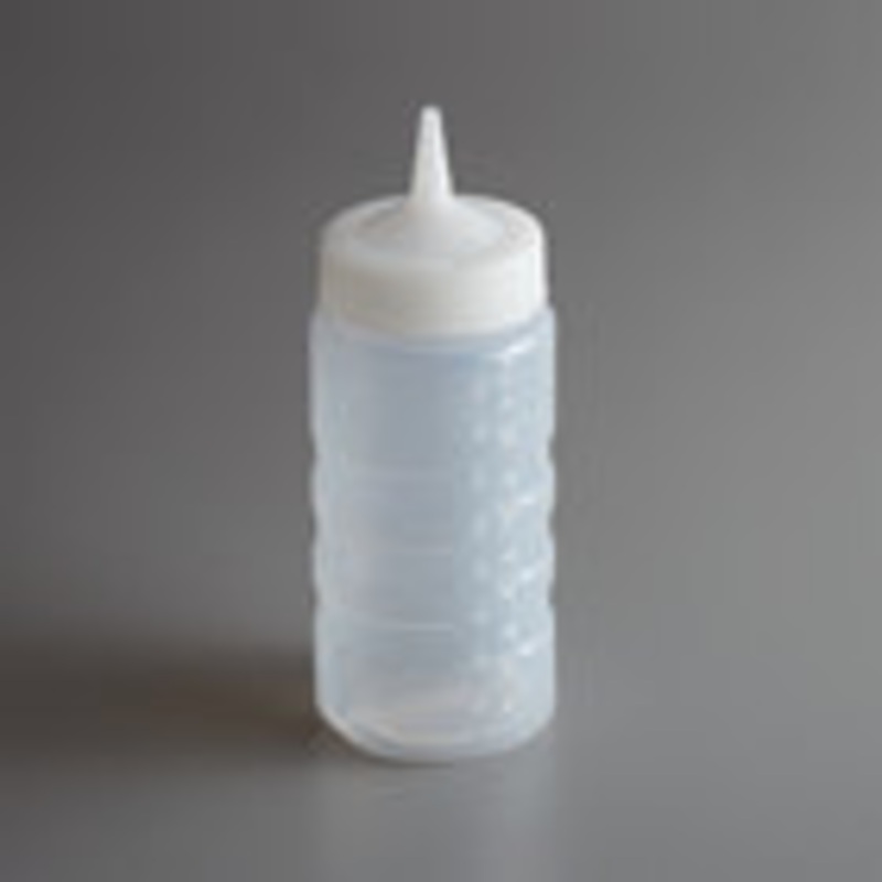 Vollrath 4916-13 Traex Color-Mate 16 oz. Clear Single Tip Standard Squeeze Bottle Item*