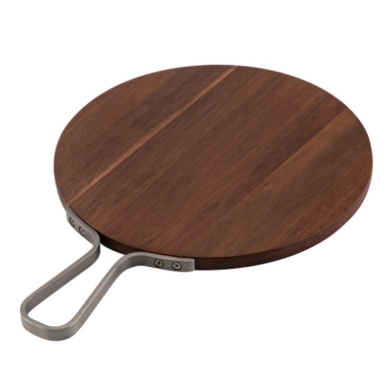 Acacia Round Serving Board 12" with Handle 571712