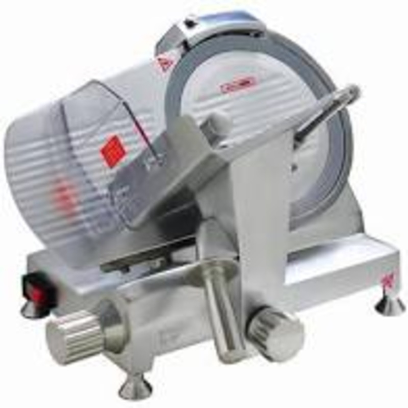 Eurodib Aluminum Manual Meat Slicer w/ 10" Blade, Belt Driven HBS-250L