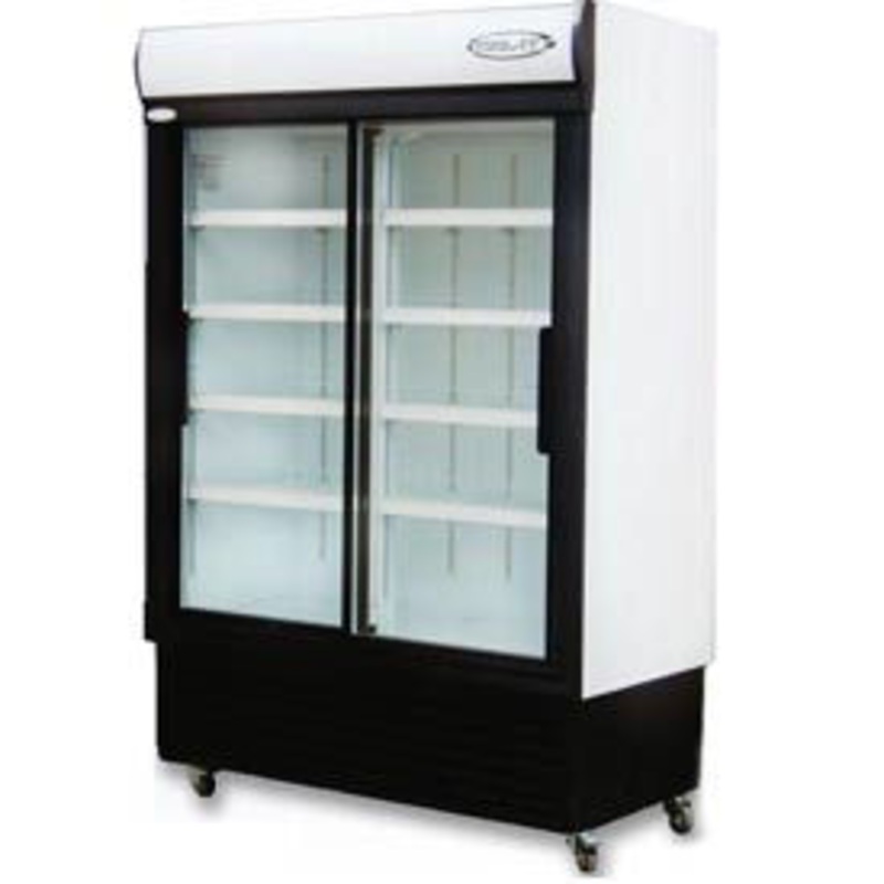 Double Door White Cooler