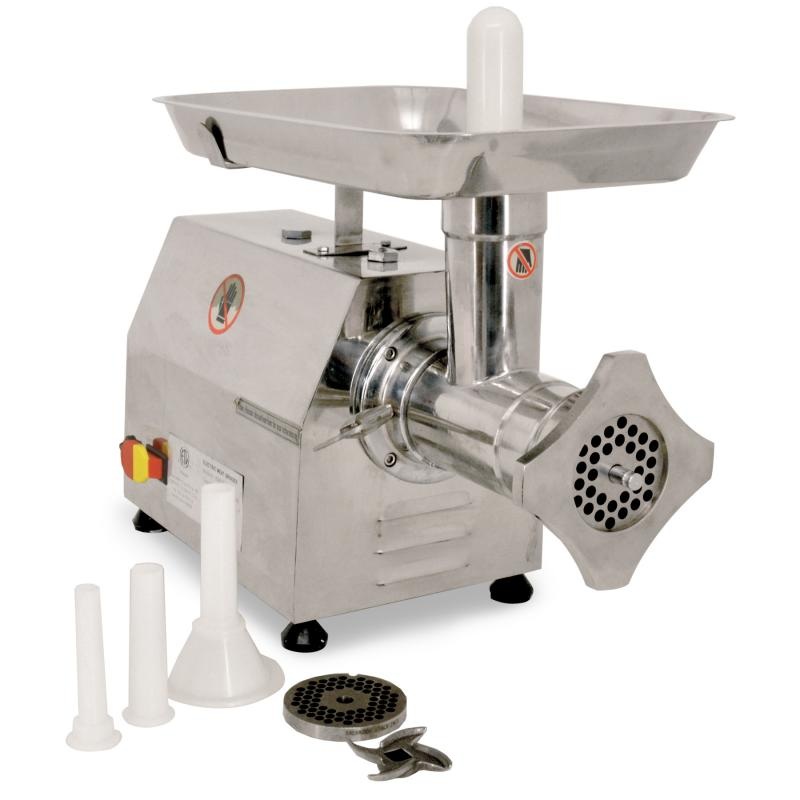 Omcan # 22 Economical Stainless Steel Meat Grinder 23626