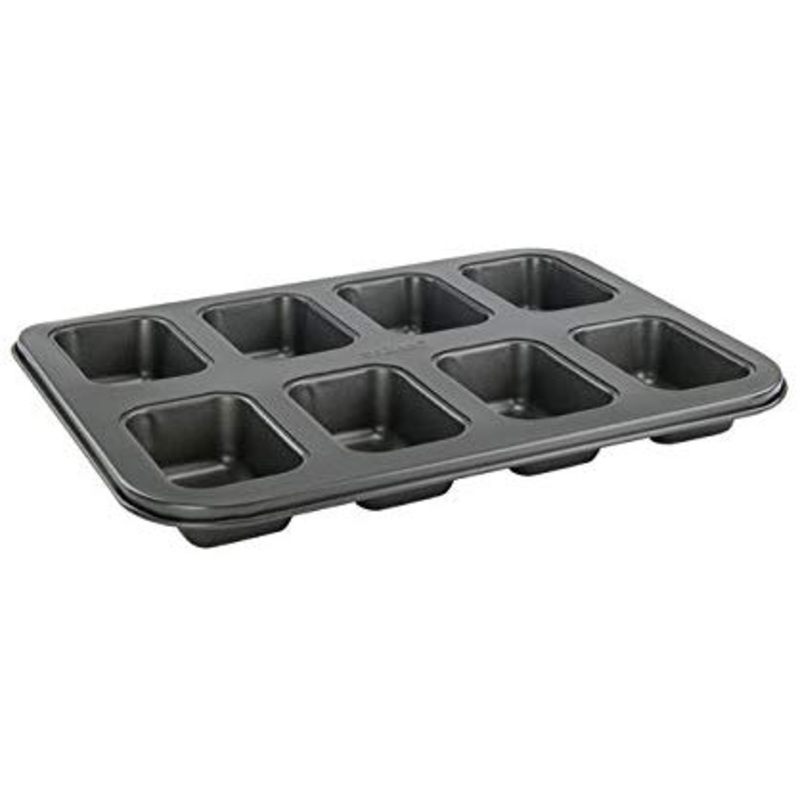 Winco Non Stick 8 comp Mini Loaf Pan HLF-8MN