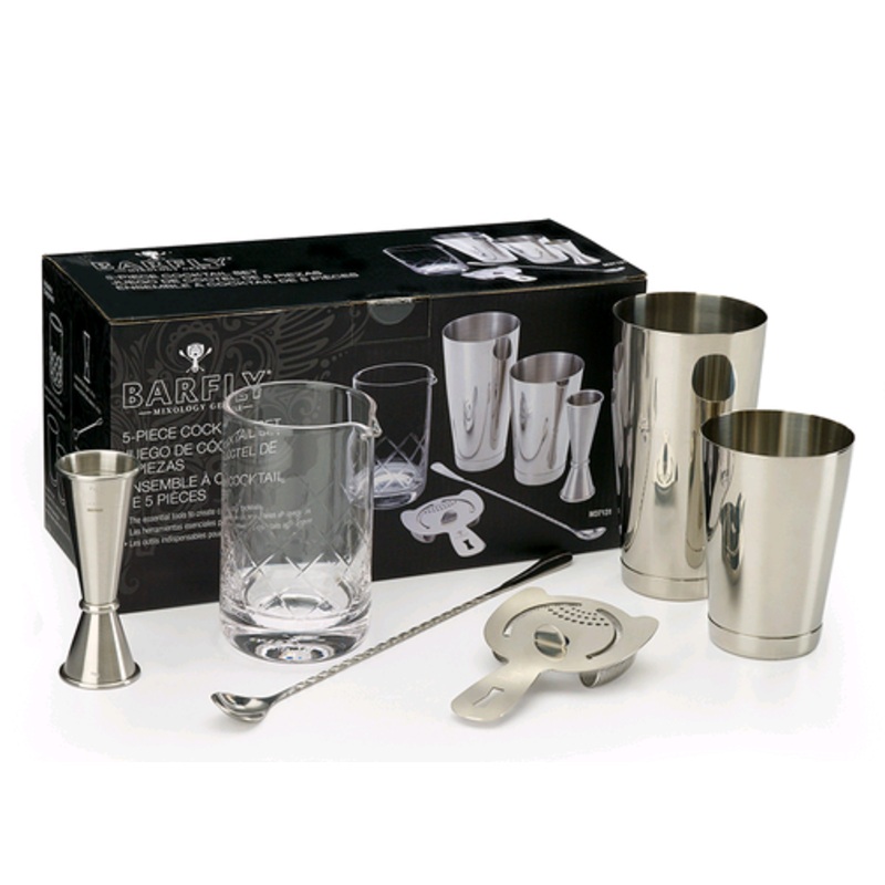 5PC COCKTAIL MIXING SET S/S