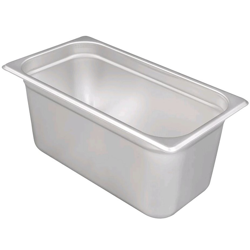 Browne 1/3 Size 4" Deep Stainless Steel Food Pan 22134