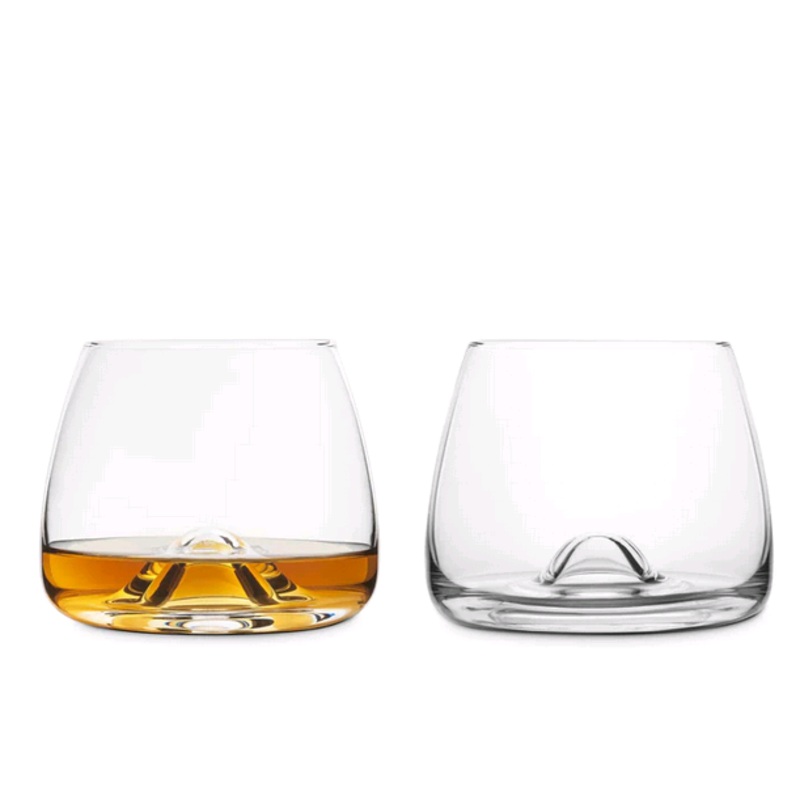 Final Touch Whiskey Lead-Free Crystal Glasses - Set of 2 43775312