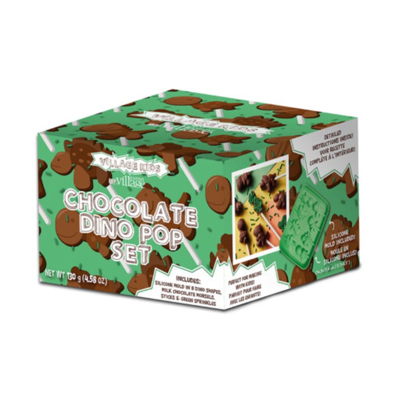 GOURMET VILLAGE - CHOCOLATE DINO POP SET