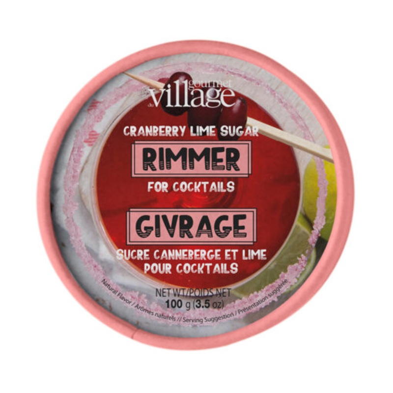 GOURMET VILLAGE - CRANBERRY LIME SUGAR RIMMER