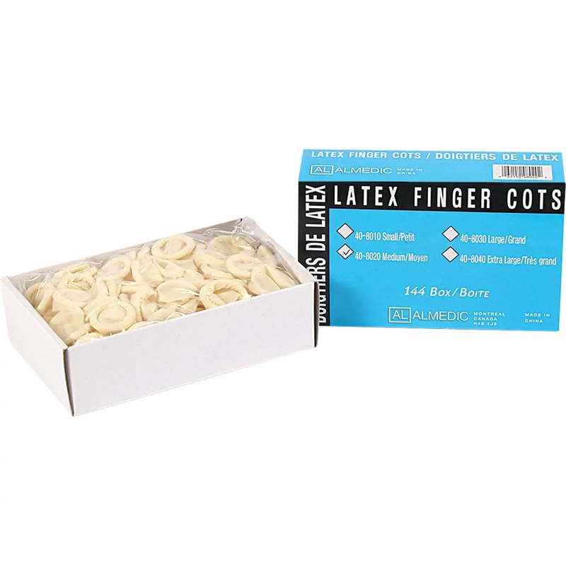 LATEX FINGER COT - MED
