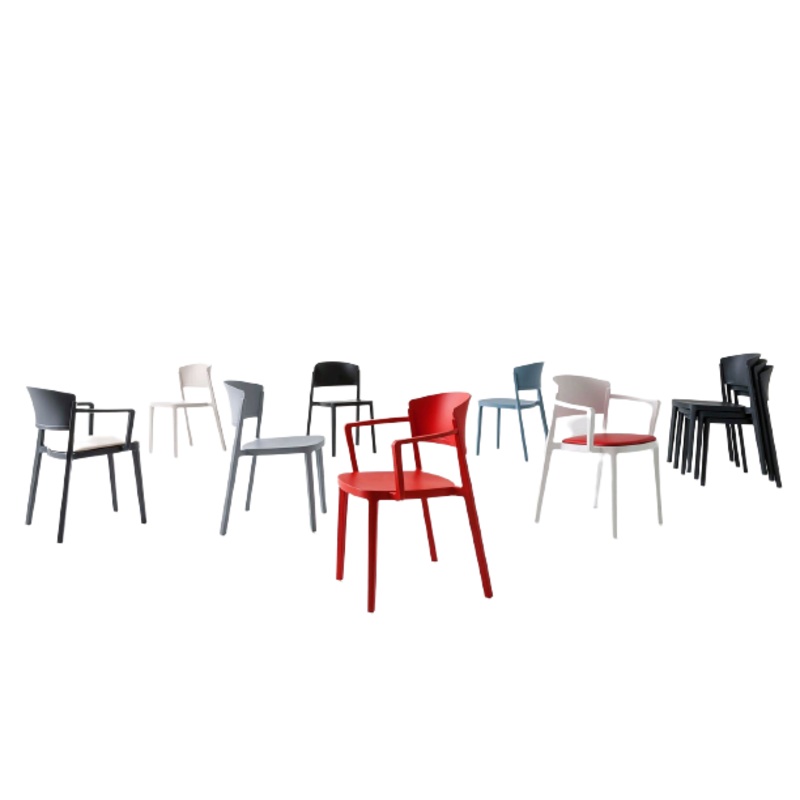 Tarrison Abuela Stackable Arm Chair AS292300A sold individually